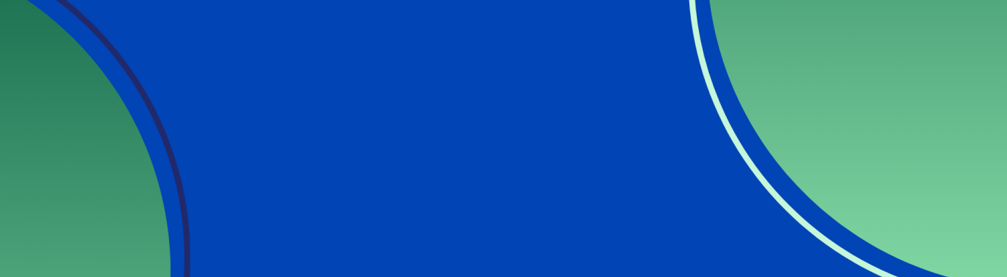 Blue Background with green circles in background