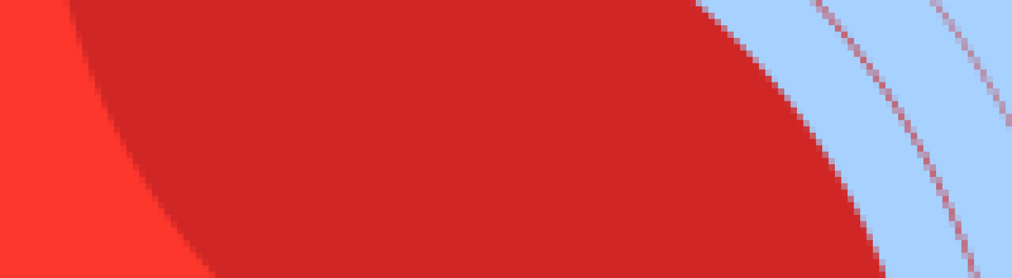 Red and Blue circles overlapping